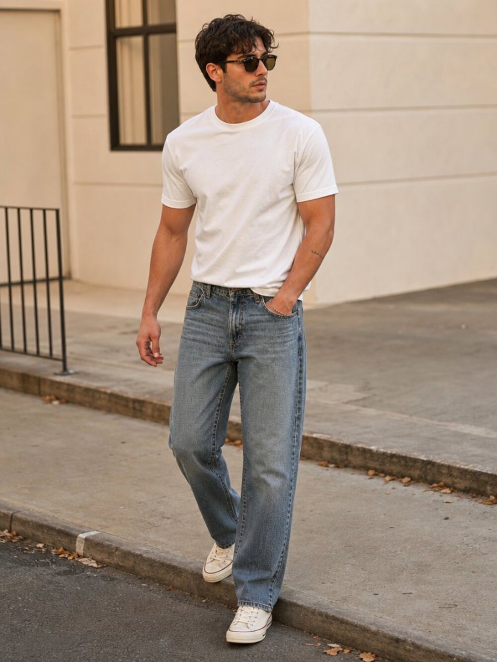Calvin Klein Jeans Men's Slim Boot Cut Jeans Size 33 Medium Wash